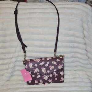 Kate Spade Purple Floral Crossbody Bag NWT
